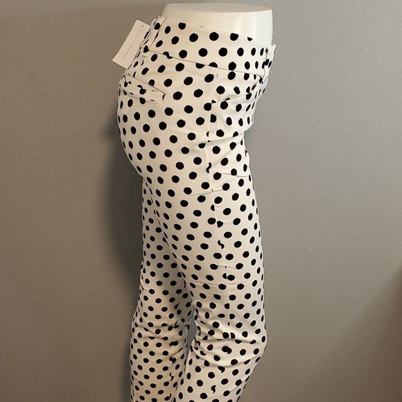 New York & Company Black and White Polka Dot Jeggings - Picture 8 of 15